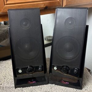 Rocketfish Black Portable Speakers